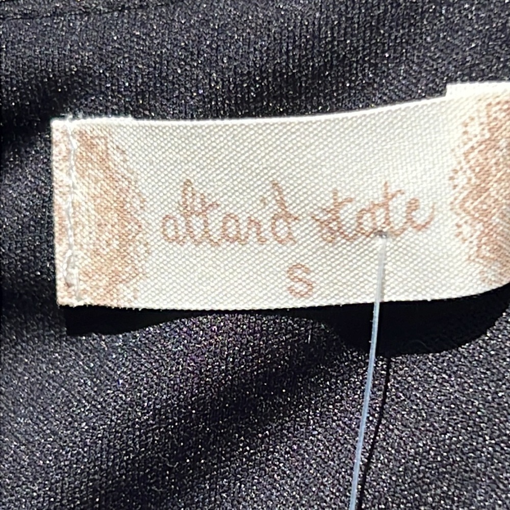 NWT Altar’d State Lacey Dress Size Small Black Embroidered Floral Mini - Picture 5 of 16